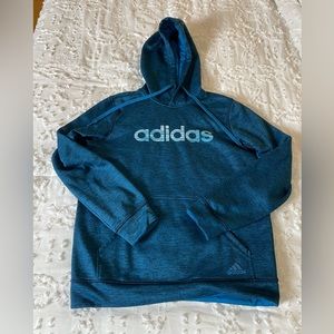 Adidas Blue Hoodie Size medium SKU 48